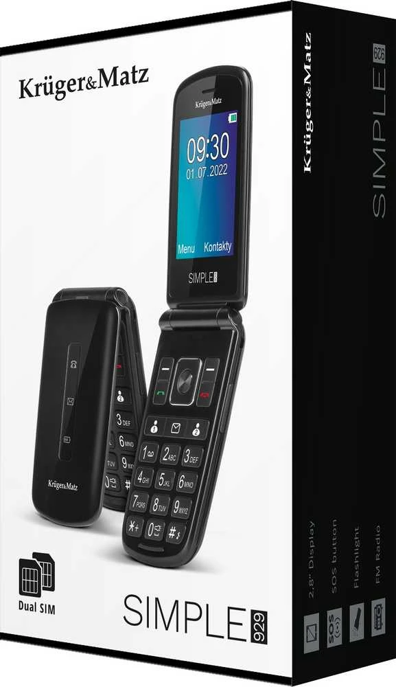 GSM telefonas senjorams Kruger & Matz Simple 929