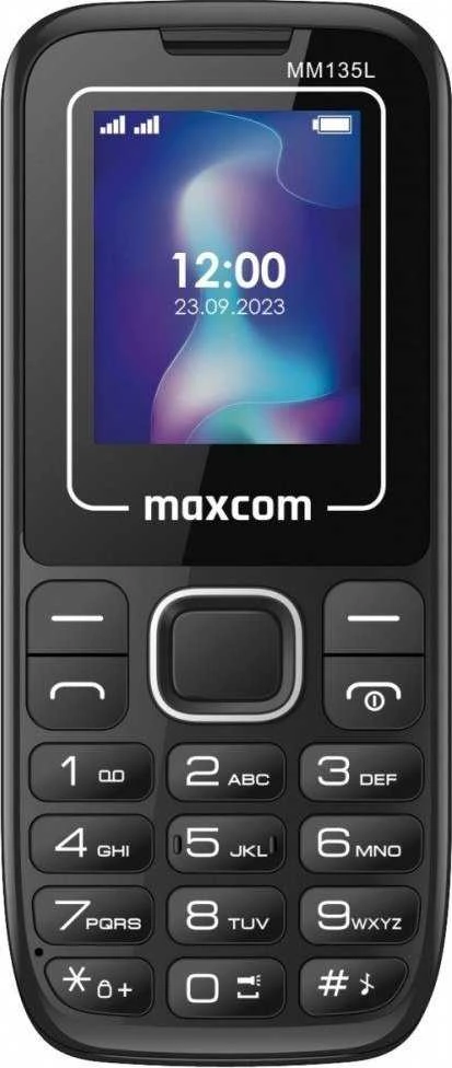 Maxcom MM135 Light juodos ir mėlynos spalvos