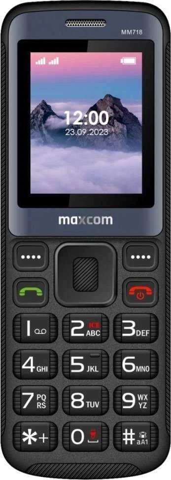 Mobilusis telefonas Maxcom MM718 LTE juodos spalvos