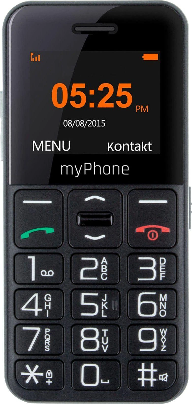 Mobilieji telefonai myPhone Sveiki lengvai Juodas- Sidabrinis