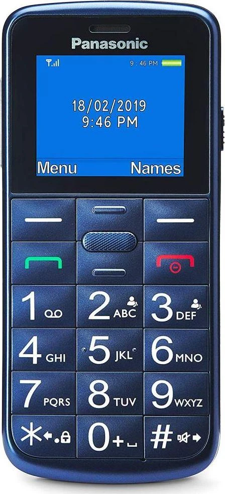 Senjorų telefonas Panasonic KX-TU110EXC (mėlynas)
