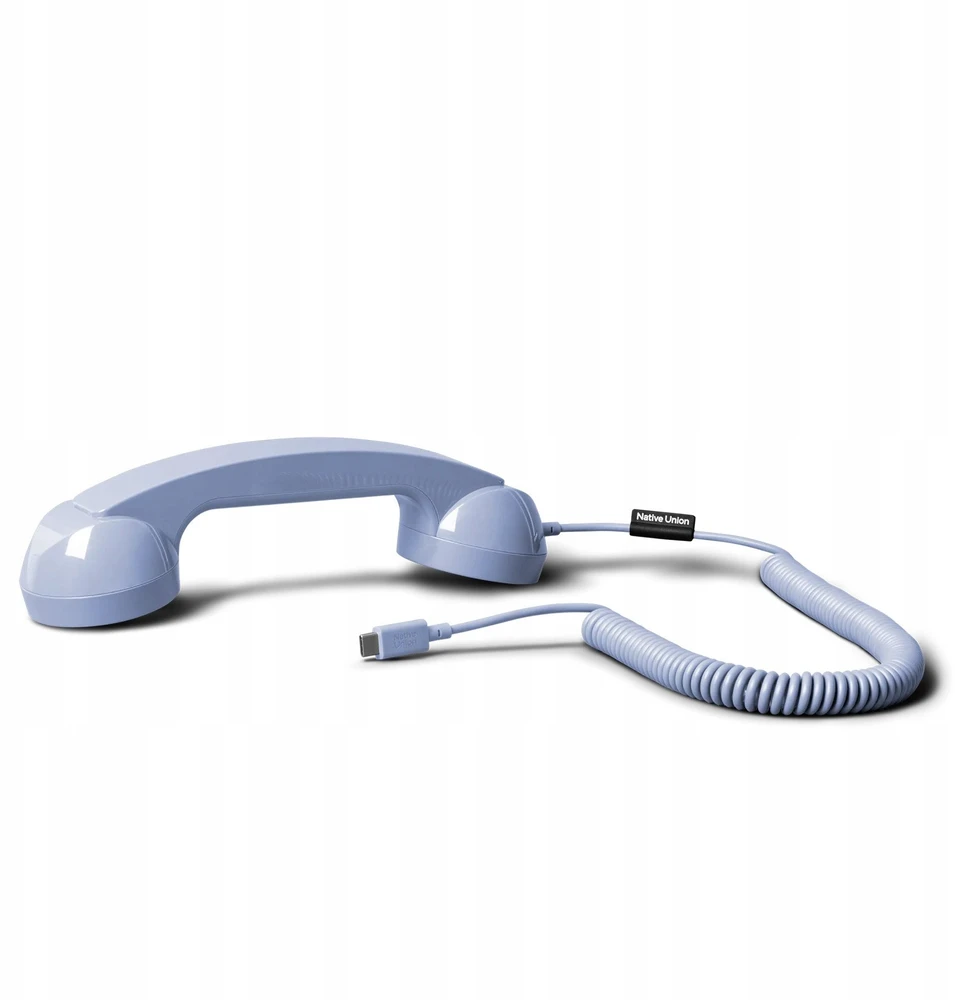 Native Union Pop Phone - słuchawka telefoniczna USB-C su funkcija odbierania i kończenia połączeń (azur)