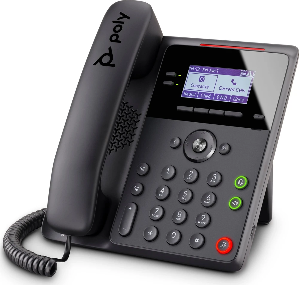 Hewlett Packard (HP) Poly Edge B20 IP telefonas su PoE technologijos palaikymu