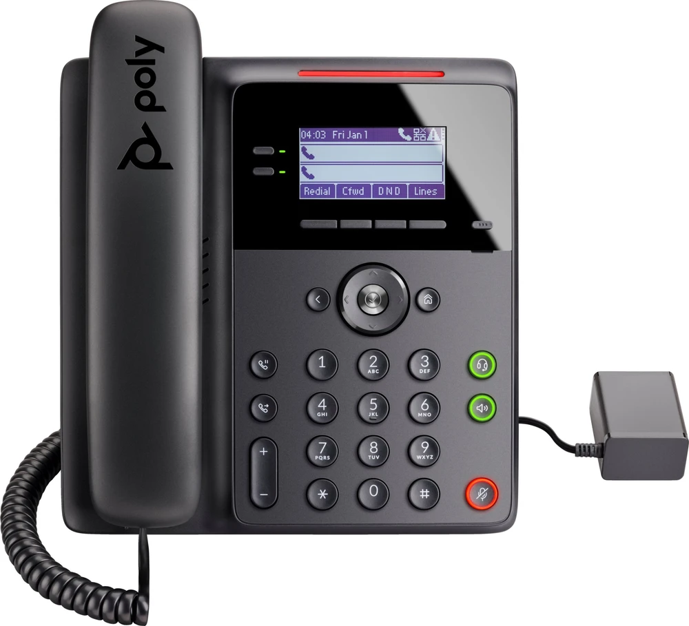 Hewlett Packard (HP) Poly Edge B20 IP telefonas su PoE technologijos palaikymu