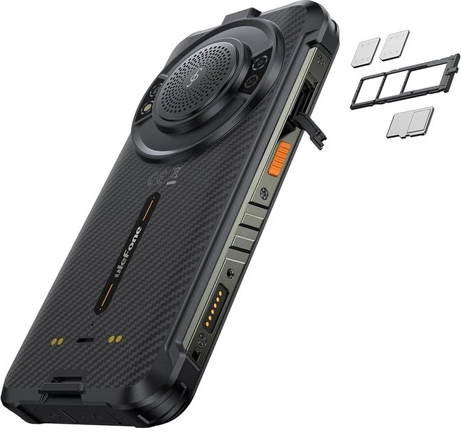 Ulefone RugKing 4G smartphone (8+256GB) Juodas