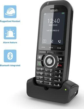 Carruzzo Snom M70 DECT telefono ragelis Skambintojo ID Juoda