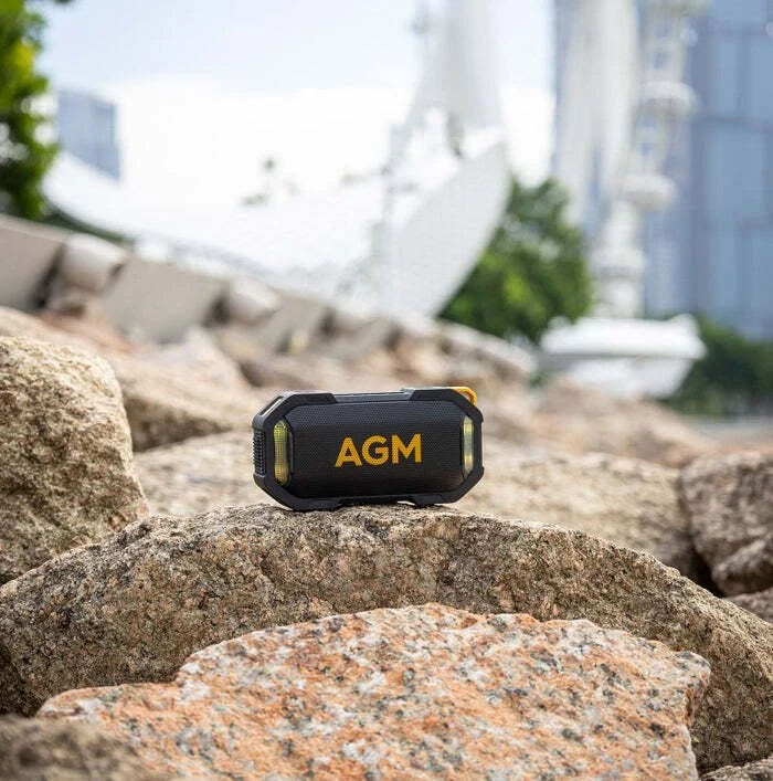 AGM Mag Rock, 8 W, Belaidis, Vakarėlių garsiakalbis, Juoda, Oranžinė, Mygtukai, Universalus