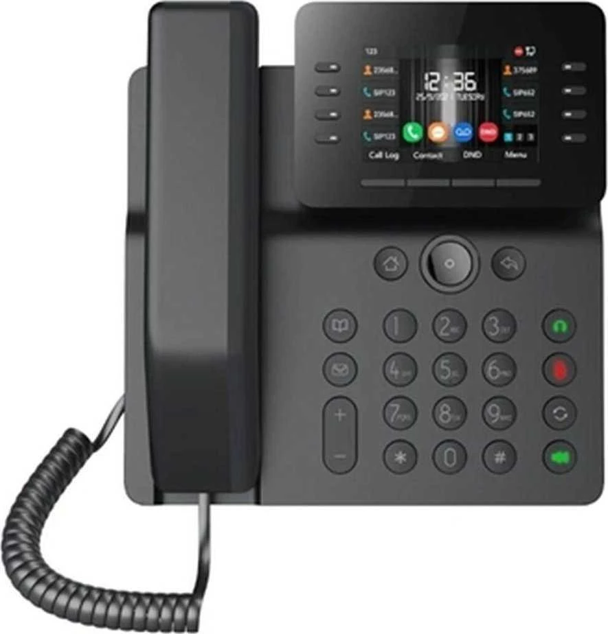FNV Fanvil V64 IP telefonas Juoda 12 linijos LCD „Wi-Fi“