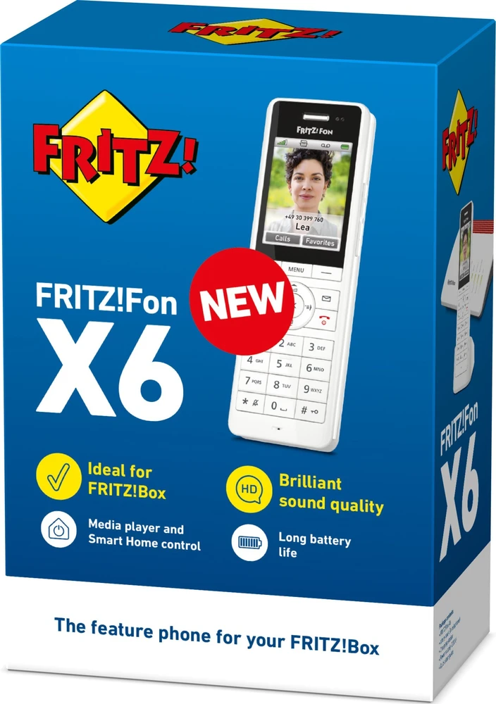 FRITZ!Fon X6 baltas International
