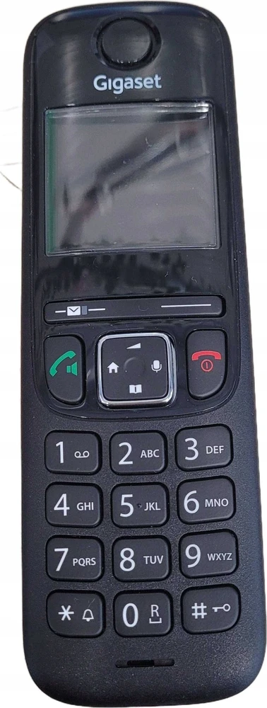 GIS Gigaset AS690A Analoginio ryšio / DECT telefonas Skambintojo ID Juoda