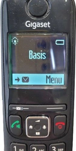GIS Gigaset AS690A Analoginio ryšio / DECT telefonas Skambintojo ID Juoda