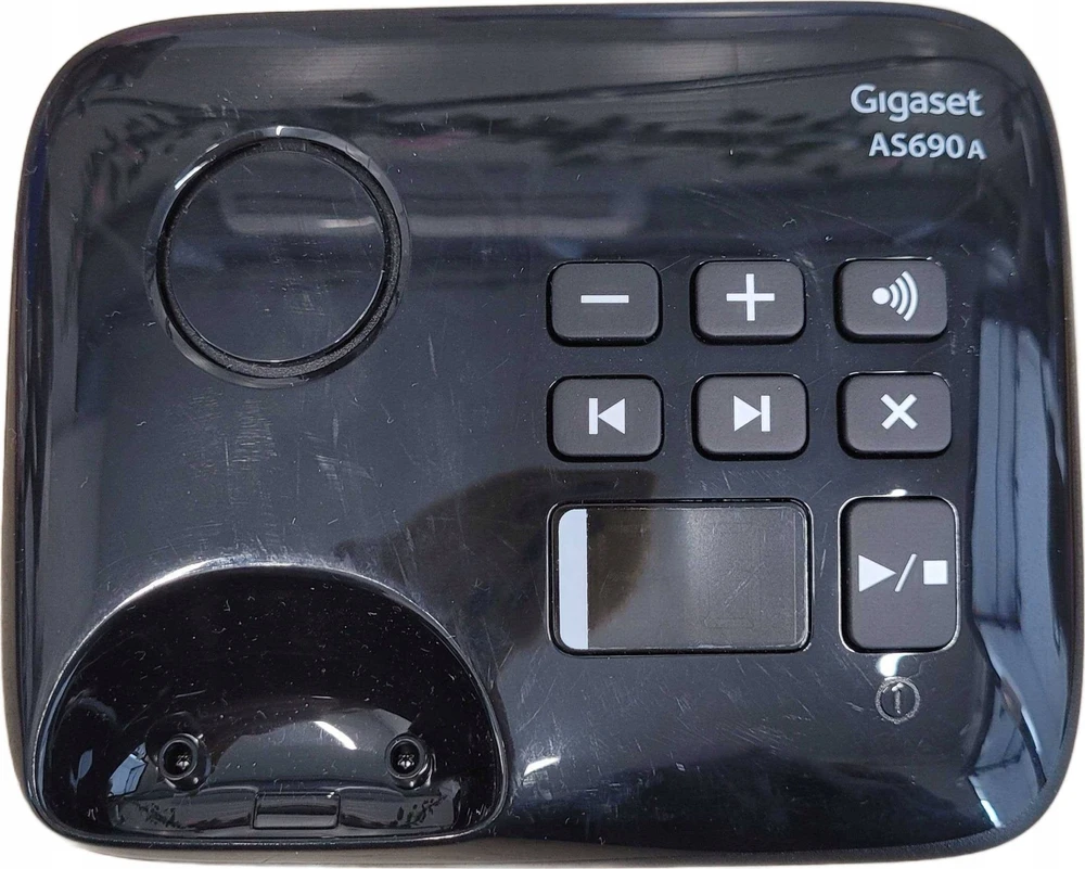 GIS Gigaset AS690A Analoginio ryšio / DECT telefonas Skambintojo ID Juoda
