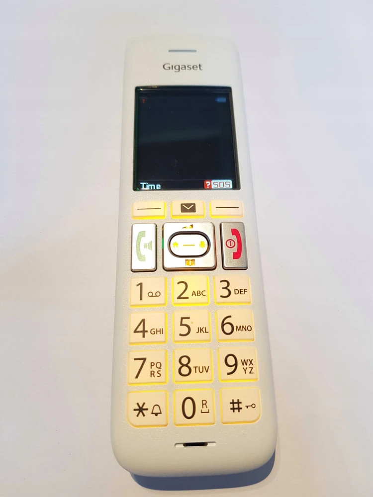 GIS Gigaset E390A DECT telefonas Skambintojo ID Balta
