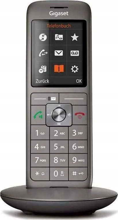 GIS Gigaset CL660HX Analoginio ryšio / DECT telefonas Skambintojo ID Antracitas, Juoda