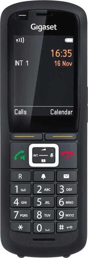 GIS Gigaset R700H PRO DECT telefonas Skambintojo ID Juoda