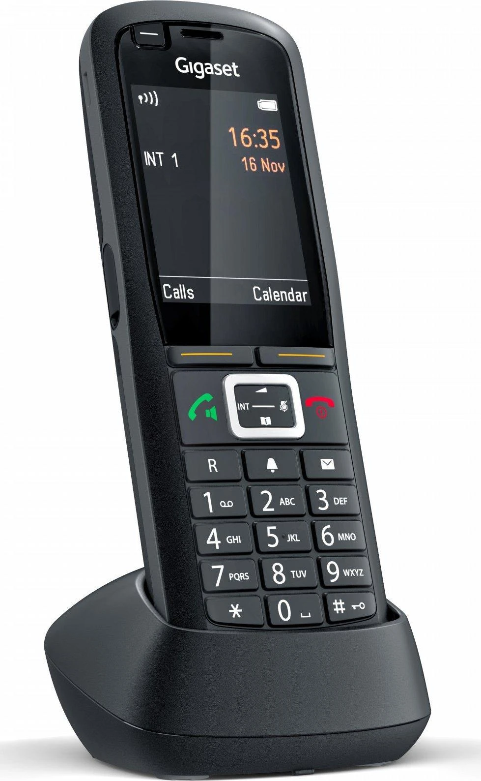 GIS Gigaset R700H PRO DECT telefonas Skambintojo ID Juoda