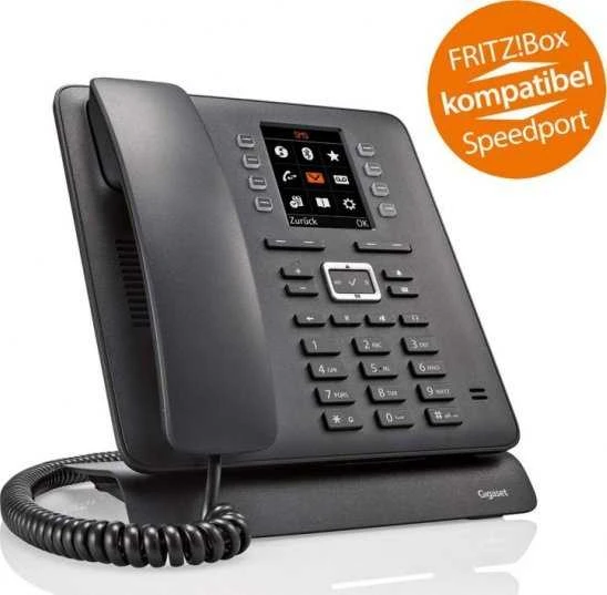 GIS Gigaset T480HX DECT telefonas Juoda