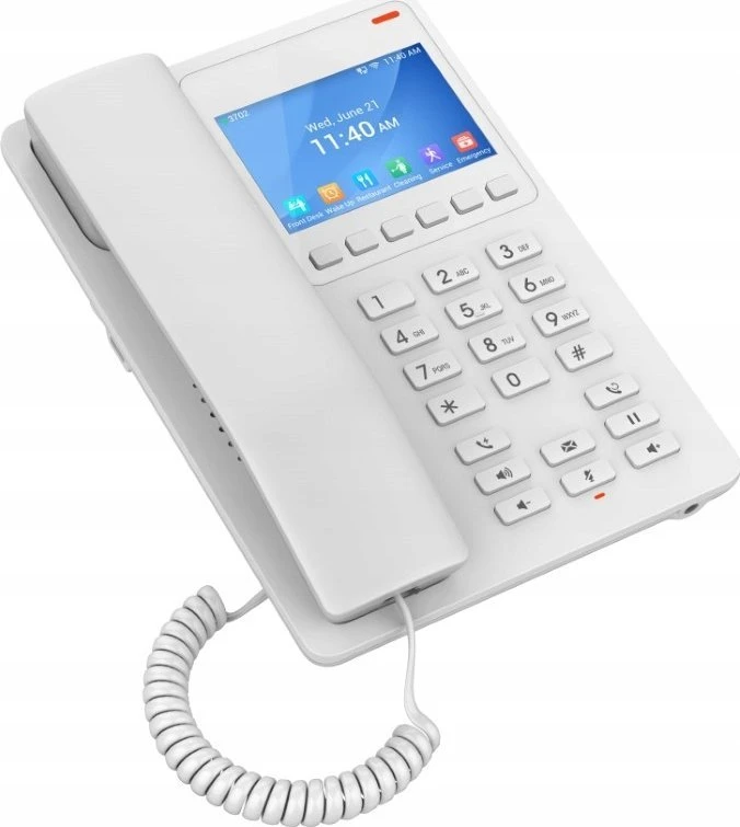 Grandstream Networks Telefonas stacionarus GrandStream Grandstream GHP 630 LCD Baltas | VoIP | Viešbučio telefonai