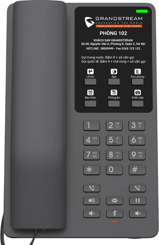 Grandstream Telefonas vioip ghp621