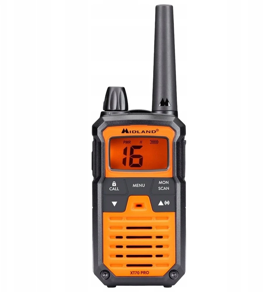 Radiotelefony PMR MIDLAND XT70 PRO nešiojamųjų radijo stočių dėklas