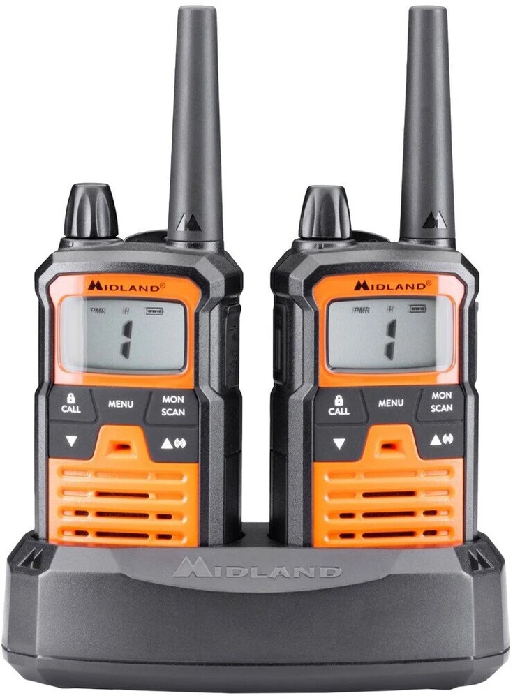 Radiotelefony PMR MIDLAND XT70 PRO nešiojamųjų radijo stočių dėklas