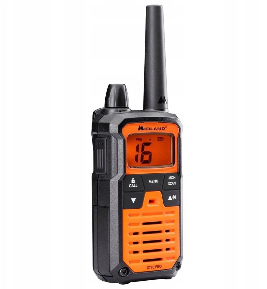 Radiotelefony PMR MIDLAND XT70 PRO nešiojamųjų radijo stočių dėklas