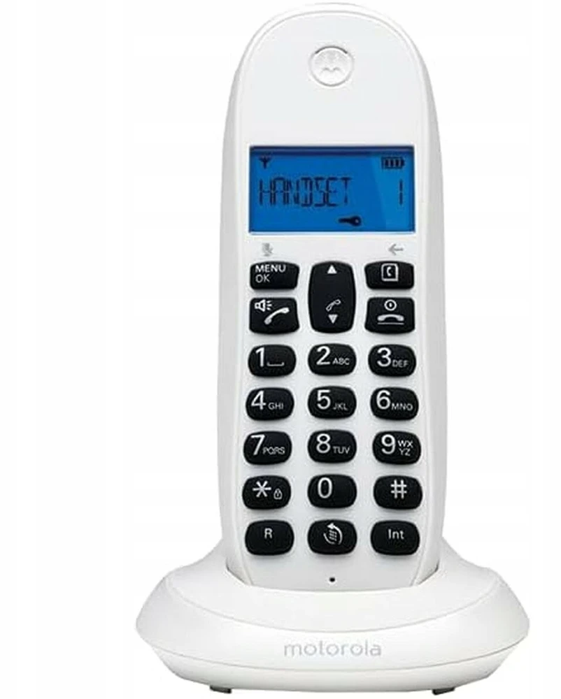 Telefonas stacionarus belaidis Motorola C1001CB+ balta