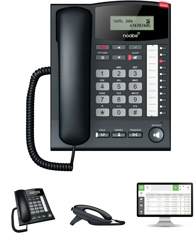 Noabe Jablocom „Jablocom GDP-09 Essence GSM Business“ stalinis telefonas,