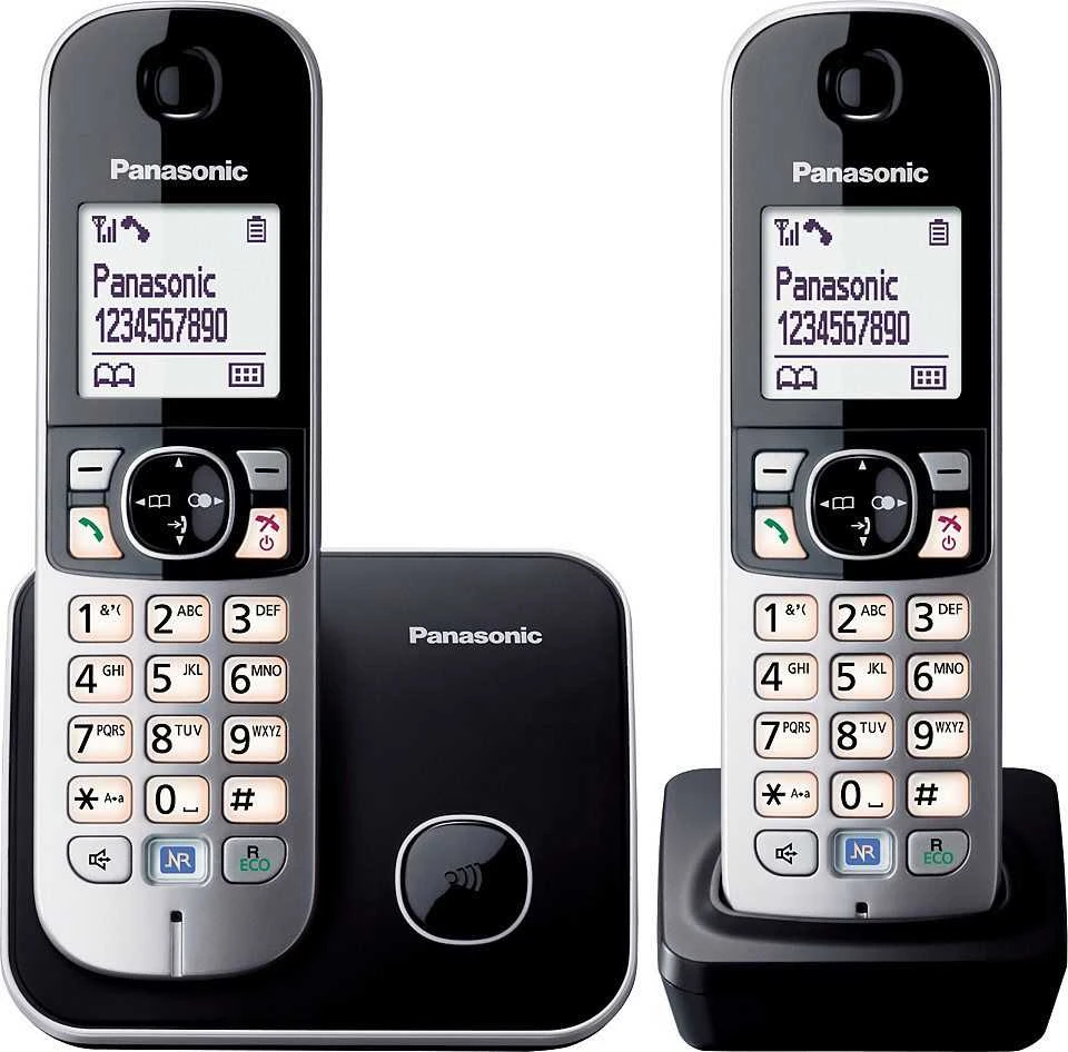 Telefonas stacionarus Panasonic Juodai-sidabrinė