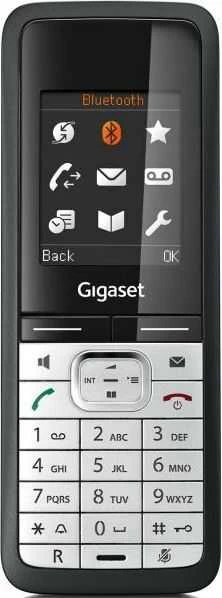 UNF Unify OpenStage M3 handsets DECT telefonas Skambintojo ID Juoda, Sidabras