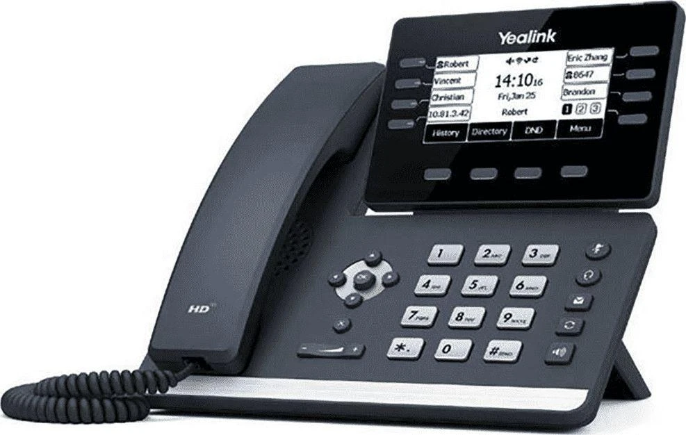 Yealink SIP-T53W IP telefonas Pilka 8 linijos LCD „Wi-Fi“