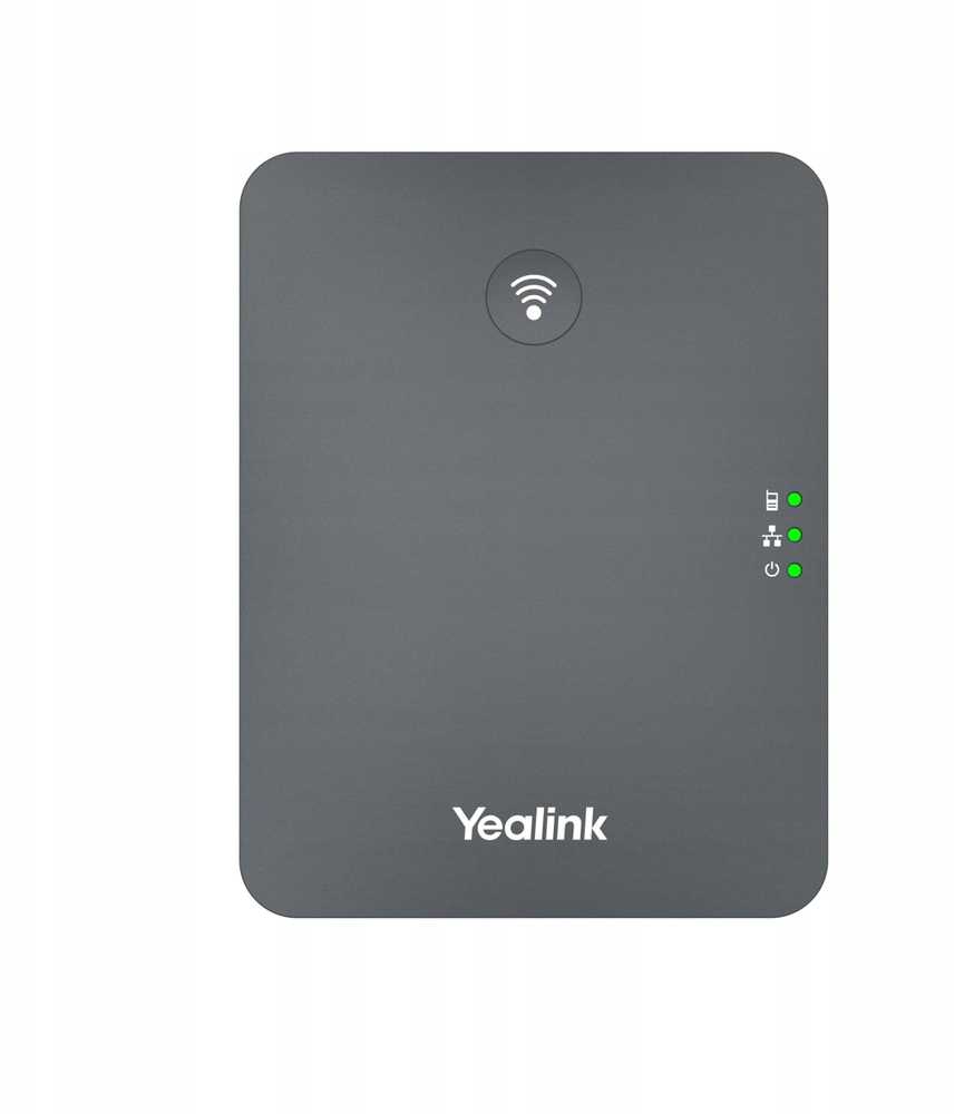 Telefonas Yealink W70B DECT base station Pilkas