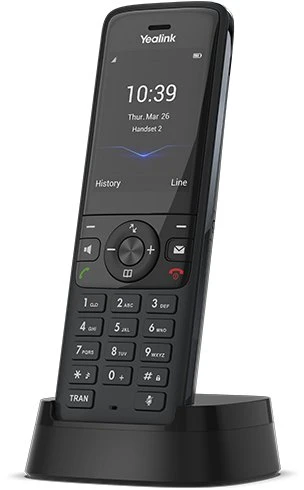 Yealink W78H, Juodas, TFT, 6,1 cm (2,4"), 240 x 320 taškų, 21 val., 166 val.