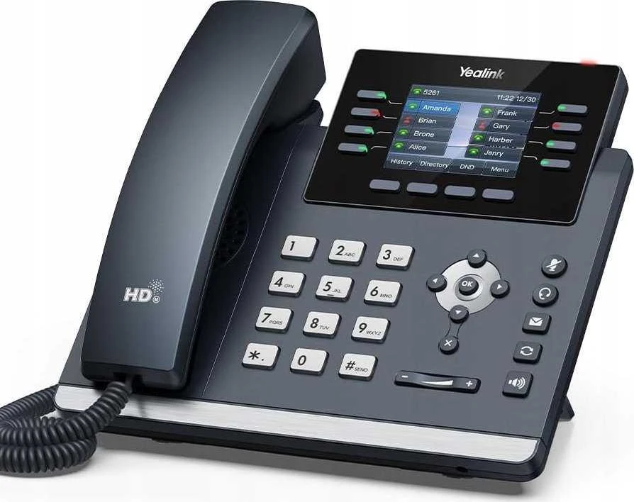 Yealink SIP-T44U IP telefonas Pilka 8 linijos LCD „Wi-Fi“