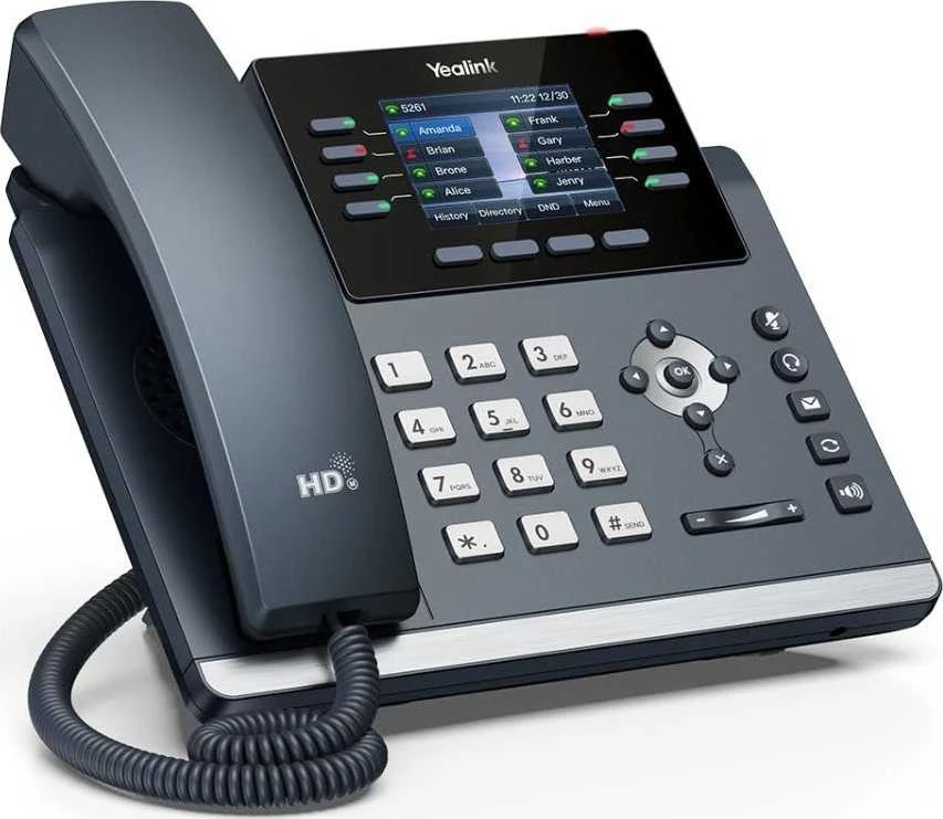 Yealink SIP-T44U IP telefonas Pilka 8 linijos LCD „Wi-Fi“