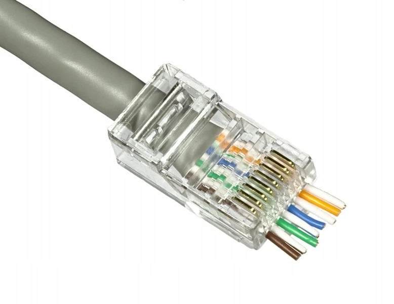 Wtyk Telefono kištukas. RJ45 8P 8C (laidas) per CAT.5E