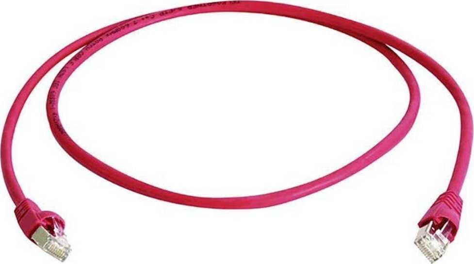 Telegärtner patch cable SFTP CAT 6A raudona 0,25m
