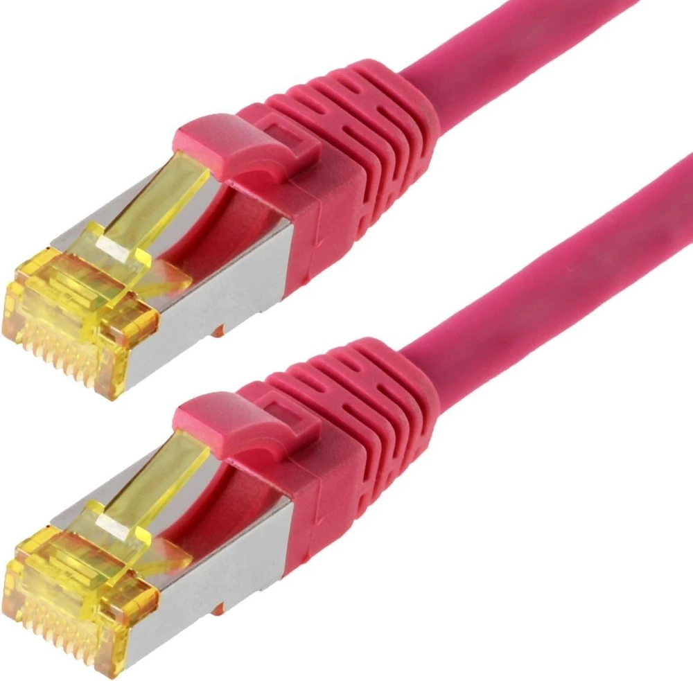 Telegartner Karl Gartner Telegärtner Komutacinis kabelis, S/FTP, PiMF, Cat 6A (ISO/IEC), violetinis, 2,0 m (L00001A0194)
