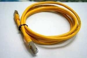 Telegärtner patch cable SFTP CAT 6A geltona 0,5m