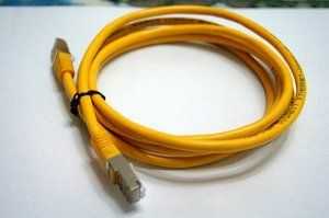 Telegärtner Patchkabel, S/FTP, PiMF, Cat 6A (ISO/IEC), geltona, 5,0 m (L00003A0059)