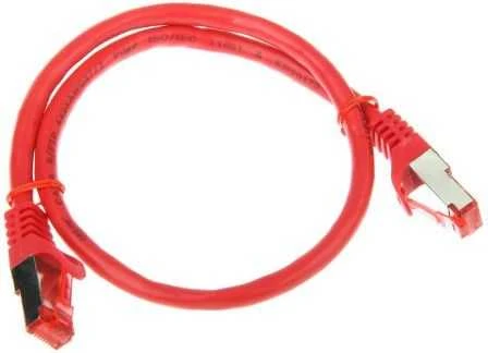 Telegärtner Patchkabel, S/FTP, PiMF, Cat 6A (ISO/IEC), raudona, 5,0 m (L00003A0057)