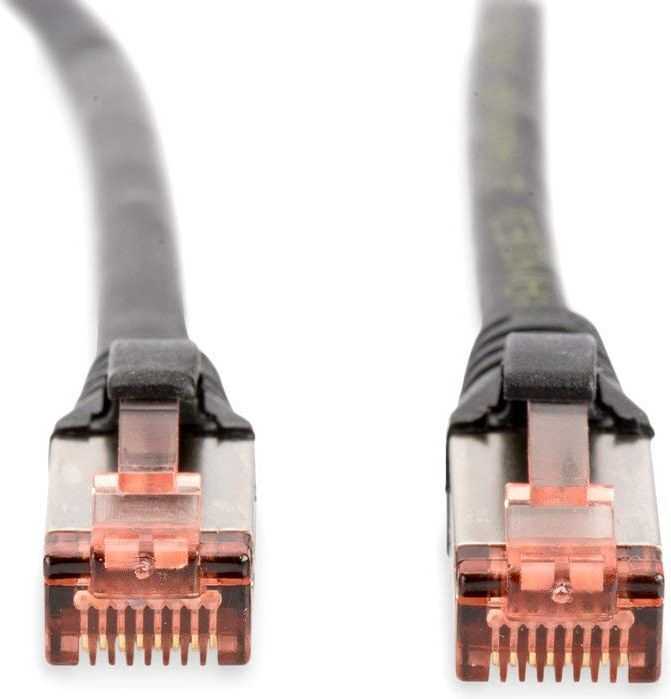 Telegärtner Patchkabel, S/FTP, PiMF, Cat 6A (ISO/IEC), juoda, 10,0 m (L00005A0032)