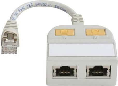 Telegärtner T-Adapteris Cat5e, 100Base-T / ISDN (21.17.3039)