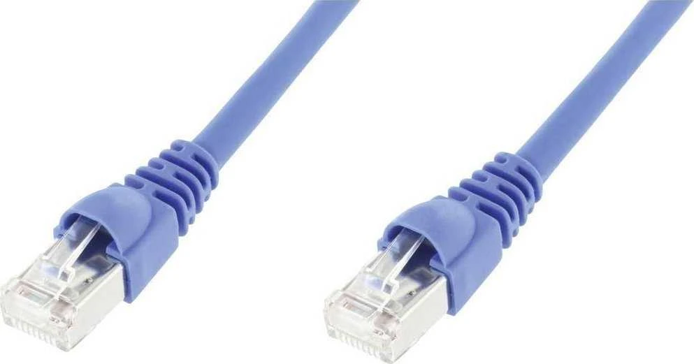 Telegärtner Karl Gärtner Patchkabel S/FTP PiMF Cat.6a Iso/IEC blau 5,0 m – Kabelis – Tinklas