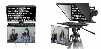 Teleprompteris - Desview T300 19" Monitorius 1000 Nits HDMI SDI USB Nuotolinio Valdymo Pultas