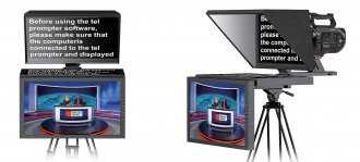 Teleprompteris - Desview T300 19" Monitorius 1000 Nits HDMI SDI USB Nuotolinio Valdymo Pultas