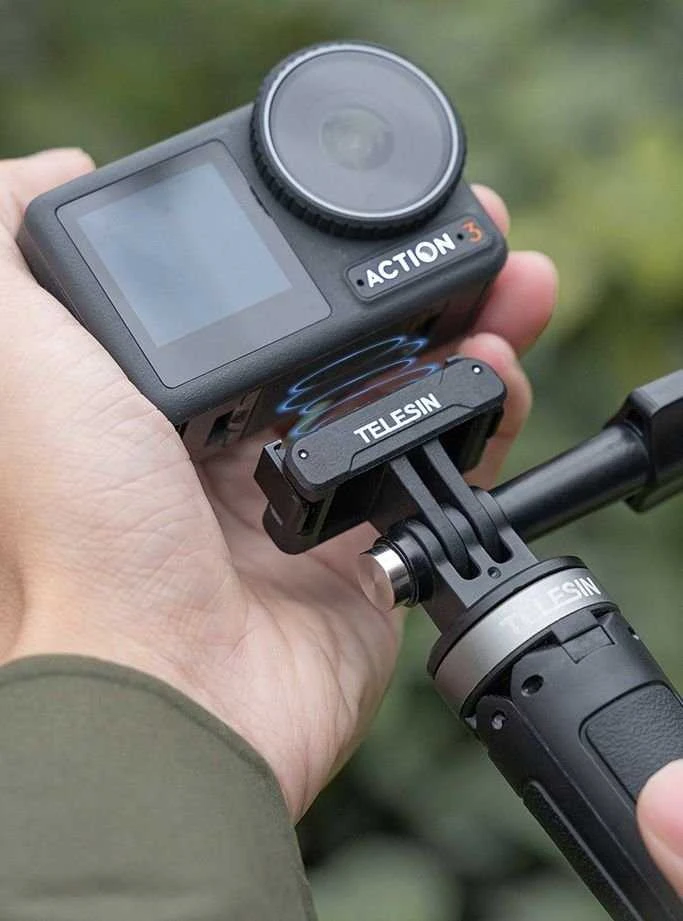 Telesin Magnetinis dviejų nagų adapteris DJI Action 3 fotoaparatui