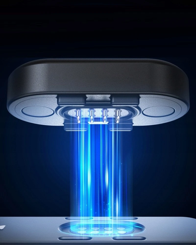 Telesin magnetinis įkrovimo adapteris su dangteliu, skirtas GoPro 9, 10, 11, 12, 13