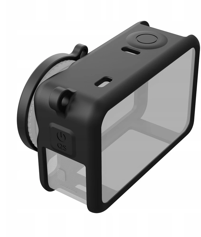 Telesin Silicone Protective Case for DJI Osmo Action 6 juodos spalvos