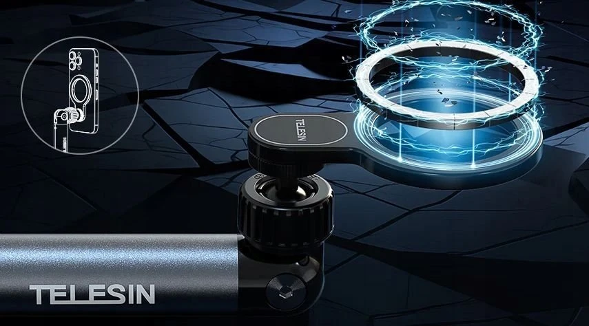 Telesin magnetinis ant stalo tvirtinamas telefono stovas